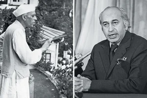 | Photo: Getty Images : Masterly Overview: Zulfikar Ali Bhutto’s (right) assessment of Jawaharlal Nehru (left), written 60 years ago, is a rewarding read