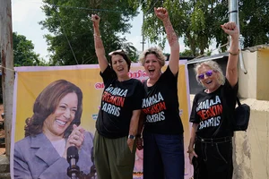 | Photo: AP/Aijaz Rahi : US Election 2024 India Kamala Harris Village