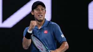 Kei Nishikori fought back from two sets down in his Australian Open first-round matchup