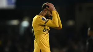 Matheus Cunha during Wolves' 3-1 defeat to Chelsea