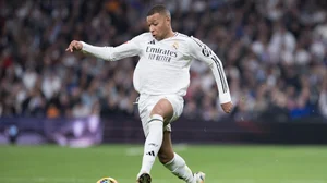 Real Madrid forward Kylian Mbappe