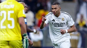 Real Madrid forward Kylian Mbappe