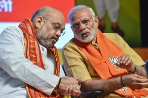 PTI :  PM Modi, Amit Shah |