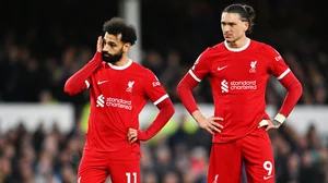 Mohamed Salah and Darwin Nunez both passed up huge chances during Liverpool's loss to Everton.