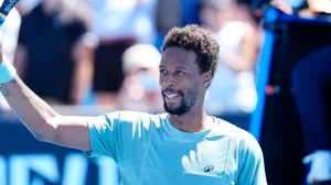 Gael Monfils at Australian Open 2025. 