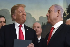 Israel PM Netanyahu with Donald Trump