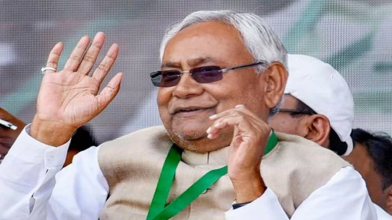 Bihar Chief Minister and JD(U) leader Nitish Kumar - null