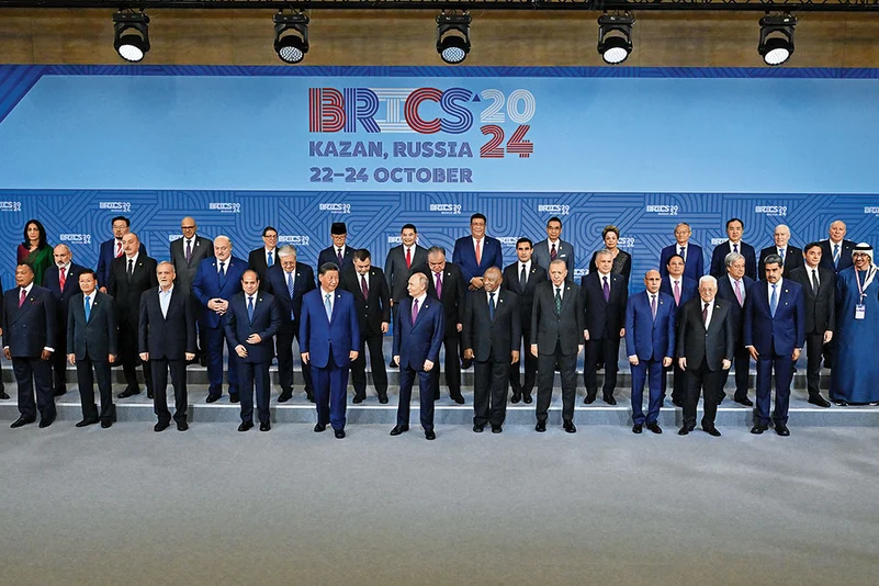 World leaders at the 16th BRICS Summit in Kazan, Russia