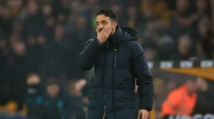 Ruben Amorim during Manchester United's match away at Wolves.