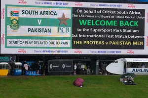 | Photo: AP/Themba Hadebe : South Africa Pakistan Cricket 