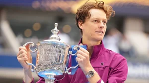 File Photo : Jannik Sinner with the US Open trophy