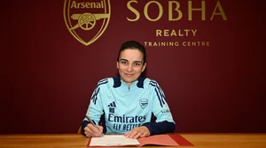 Arsenal head coach Renee Slegers