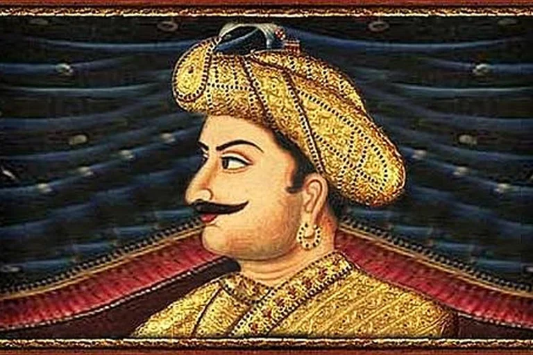 A painting of the 'Tiger of Mysore': Tipu Sultan - null