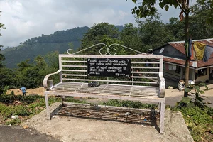 Photo: Umesh Kumar Ray : Emotional Connect: People of hilly areas of Darjeeling erect benches to satisfy themselves that their loved ones will find peace in the afterlife