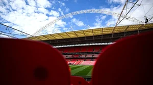 Photo: X/ @wembleystadium : Real Madrid faces Borussia Dortmund at England's national stadium.